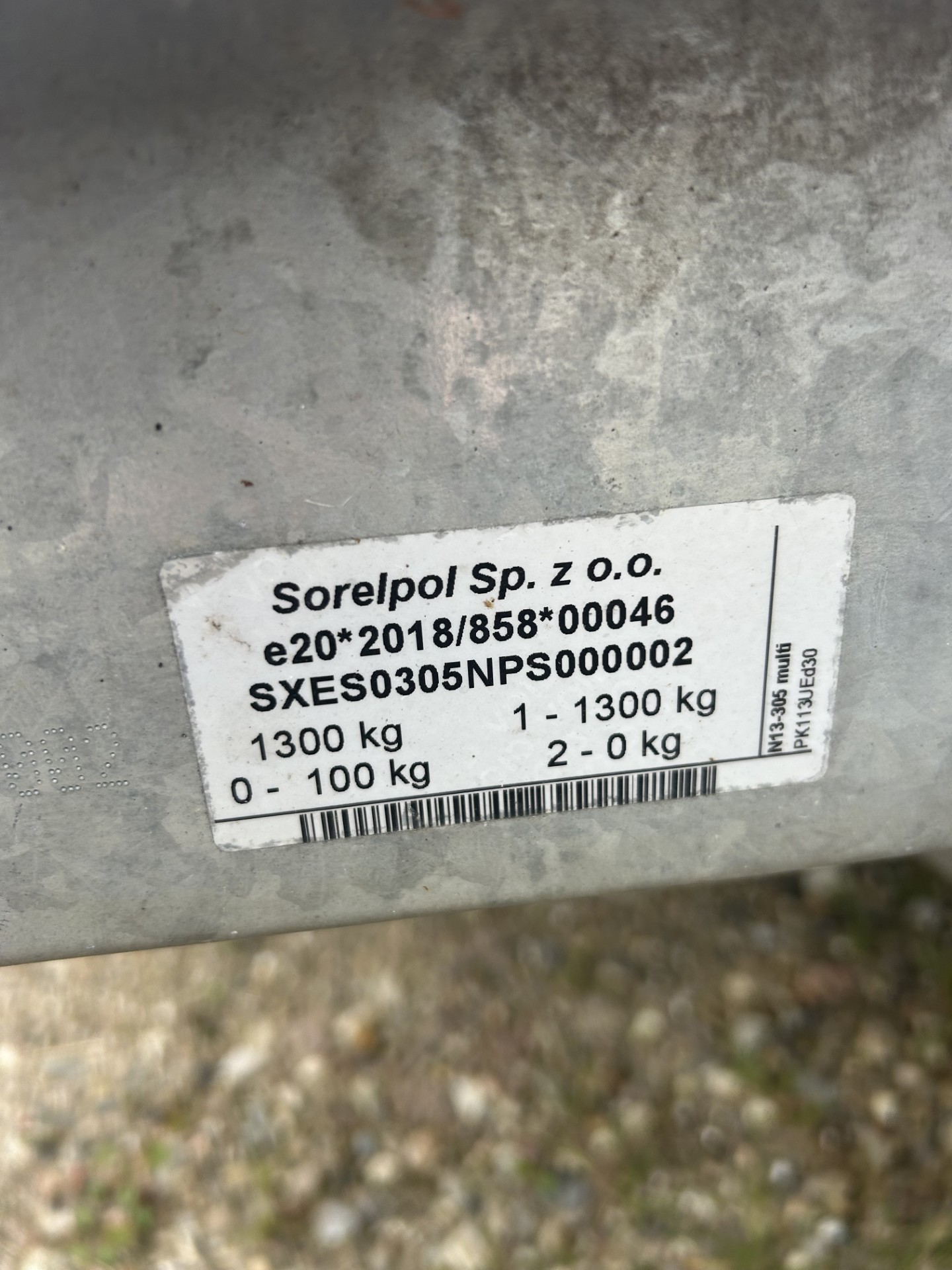 Trailer tip 1300kg thumbnail 2