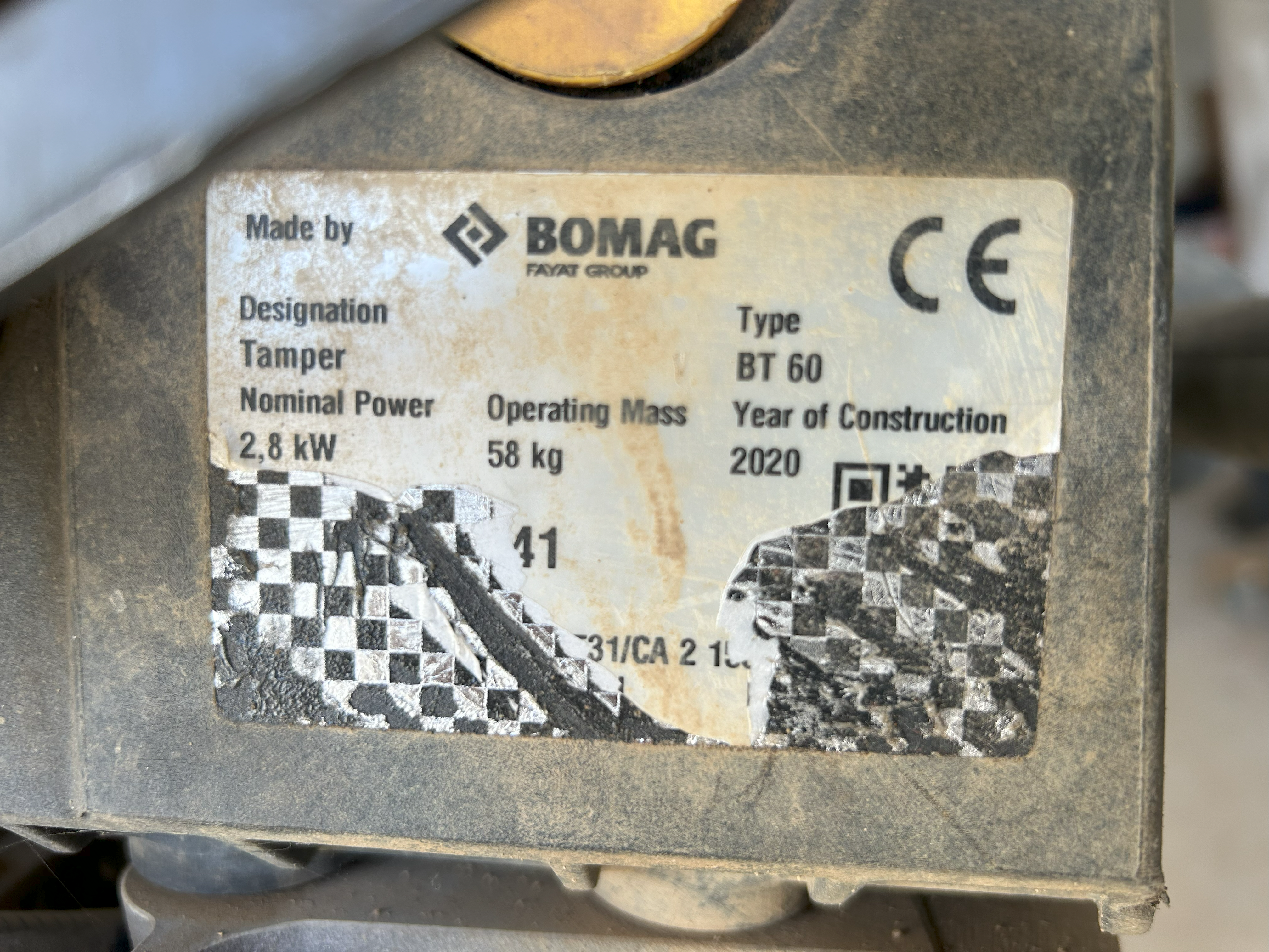 Jordloppe - Bomag BT 60 thumbnail 1